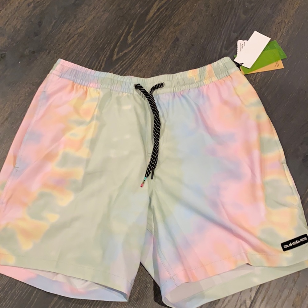 Quicksilver tie dye hybrid shorts